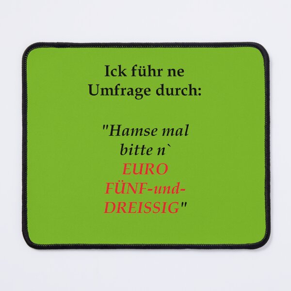 Item preview, Art by Mike Survey: hanse times 1,35 EURO funny saying on T-Shirt for punk friends designed and sold by allartbymike.
