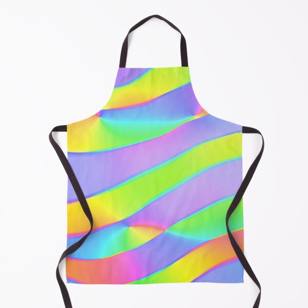 Item preview, Iridescent Rainbow Ombre Wavy designed and sold by ProDesignByMK.