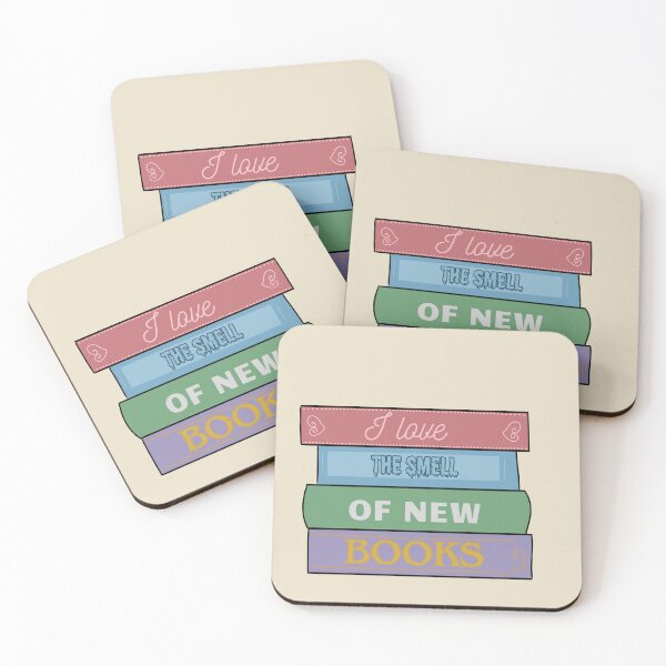 Item preview, I love the smell of new books designed and sold by HugSomeNettles.