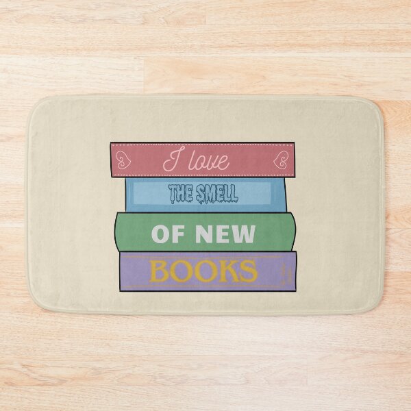 Item preview, I love the smell of new books designed and sold by HugSomeNettles.