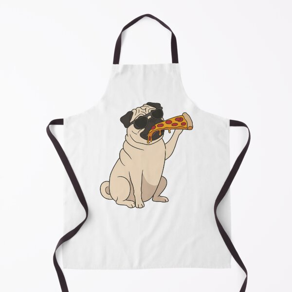 Item preview, Pug Eating Pizza designed and sold by KD Merch.