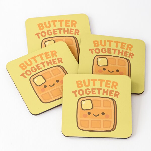 Item preview, Butter Together – Waffle Love designed and sold by BloomKind.