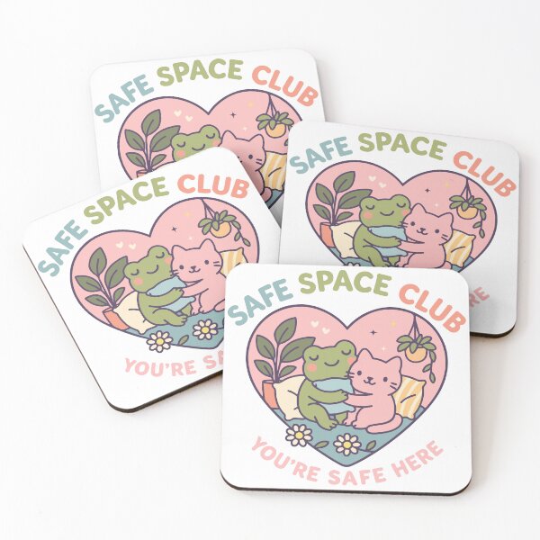 Item preview, Safe Space Club – You’re Safe Here Inclusive Mental Health designed and sold by artcultreone.