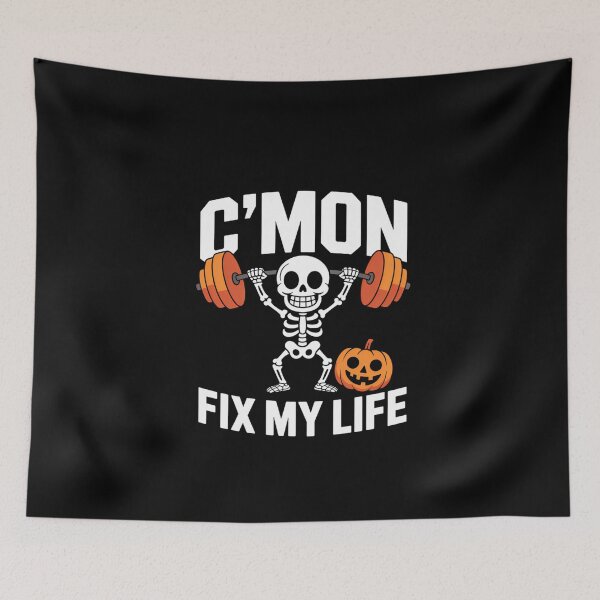 Item preview, Cool Skeleton Gym Workout Fitness Halloween designed and sold by DeadlockCrew.