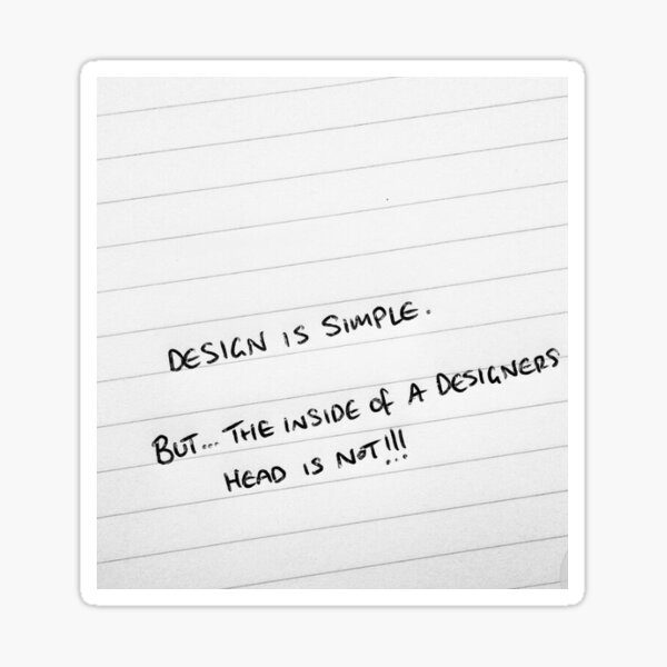 Item preview, Inside The Head Of A Designer designed and sold by WimAvril.