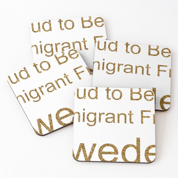 Item preview, PROUD TO BE AN IMMIGRANT FROM SWEDEN SEQUIN designed and sold by TheIconSmith.