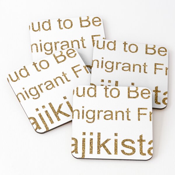 Item preview, PROUD TO BE AN IMMIGRANT FROM TAJIKISTAN SEQUIN designed and sold by TheIconSmith.