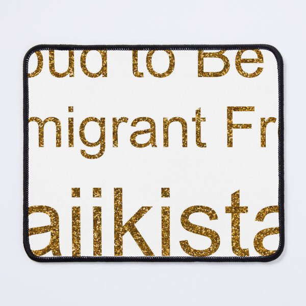Item preview, PROUD TO BE AN IMMIGRANT FROM TAJIKISTAN SEQUIN designed and sold by TheIconSmith.
