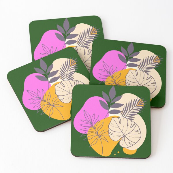Item preview, Tropical Leaf Vibes – Abstract Botanical Art designed and sold by VikArtStudio.