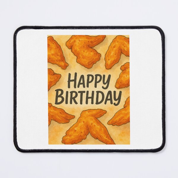 Item preview, Fried Chicken Wings birthday food cute weird prank pun kawaii gift christmas happy designed and sold by CheeseBlueprint.