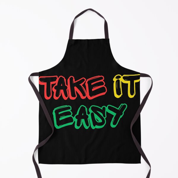 Item preview, Take It Easy Reggae Quote – Rasta Colors Graffiti Style designed and sold by ProDesignByMK.