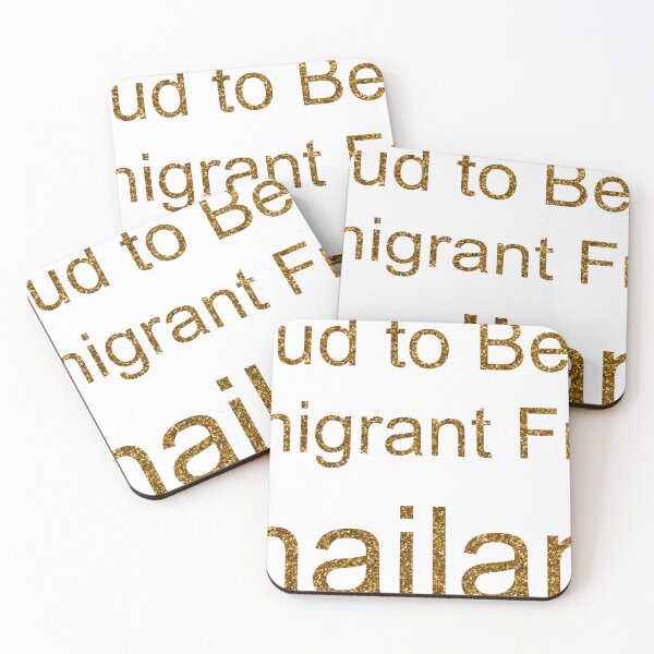 Item preview, PROUD TO BE AN IMMIGRANT FROM THAILAND SEQUIN designed and sold by TheIconSmith.