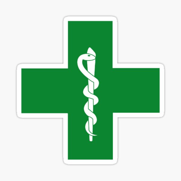 Item preview, Green Serpent Cross Logo designed and sold by Abstract65.