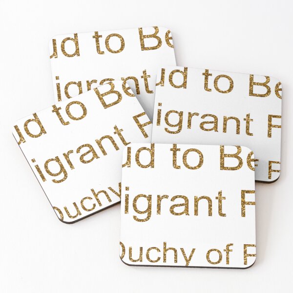 Item preview, PROUD TO BE AN IMMIGRANT FROM THE DUCHY OF PARMA SEQUIN designed and sold by TheIconSmith.