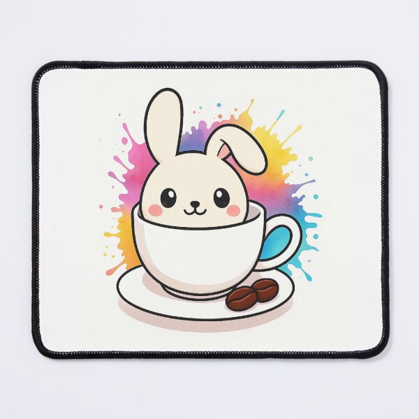 Item preview, Adorable Bunny in Coffee Cup designed and sold by IslaKarisArt.