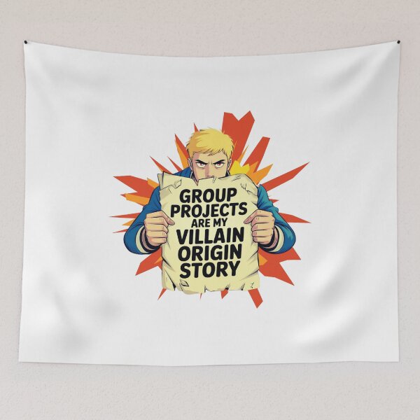 Item preview, Group Projects Are My Villain Origin Story designed and sold by MotivaChic.