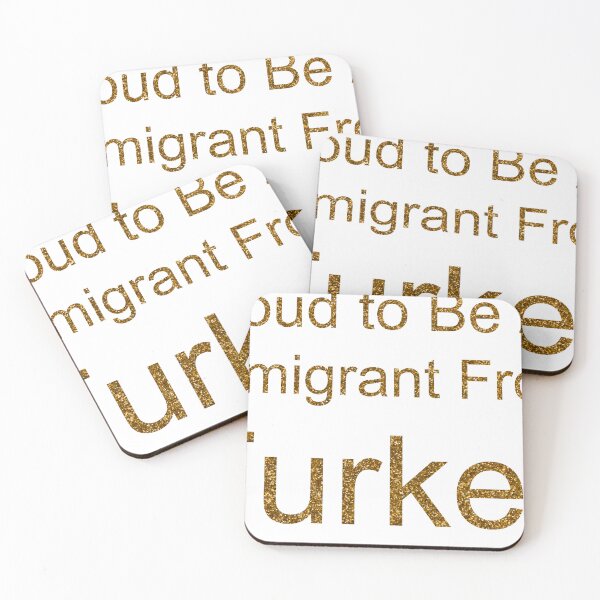 Item preview, PROUD TO BE AN IMMIGRANT FROM TURKEY SEQUIN designed and sold by TheIconSmith.
