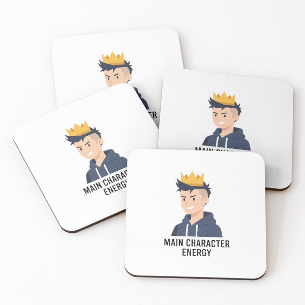 Item preview, "Main Character Energy" Crowned Cool Guy Product - Empowering Self-Expression designed and sold by DMNindustries.