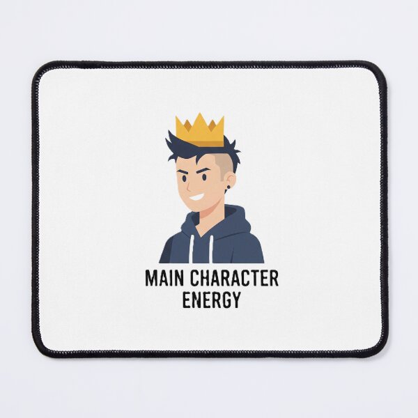 Item preview, "Main Character Energy" Crowned Cool Guy Product - Empowering Self-Expression designed and sold by DMNindustries.