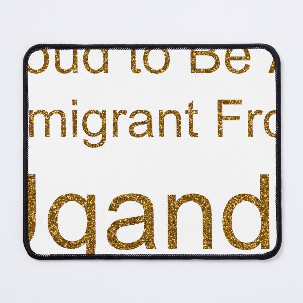 Item preview, PROUD TO BE AN IMMIGRANT FROM UGANDA SEQUIN designed and sold by TheIconSmith.