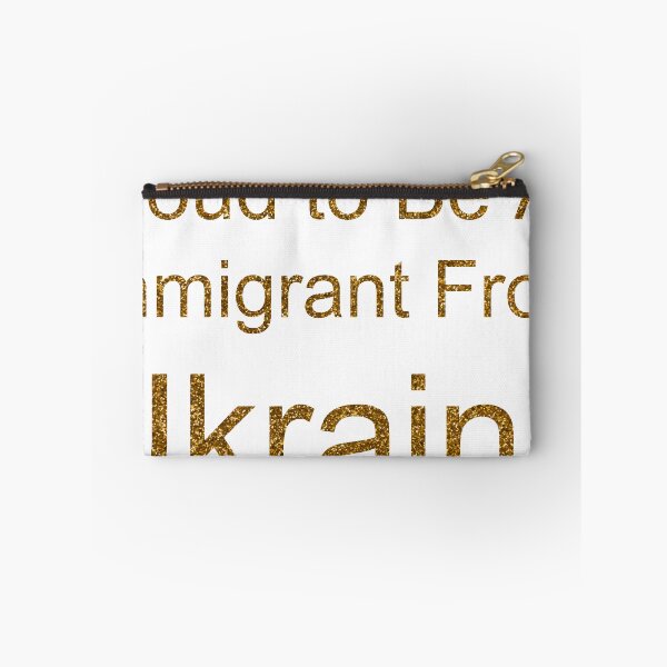 Item preview, PROUD TO BE AN IMMIGRANT FROM UKRAINE SEQUIN designed and sold by TheIconSmith.