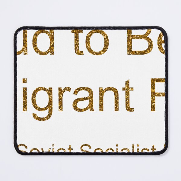 Item preview, PROUD TO BE AN IMMIGRANT FROM UNION OF SOVIET SOCIALIST REPUBLICS SEQUIN designed and sold by TheIconSmith.