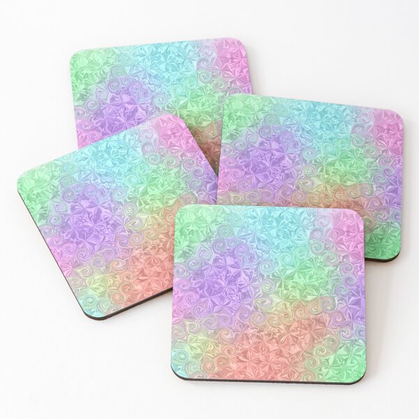 Item preview, Metallic Rainbow Swirl Pattern - Trippy Iridescent Abstract Design  designed and sold by MysticMagpie.
