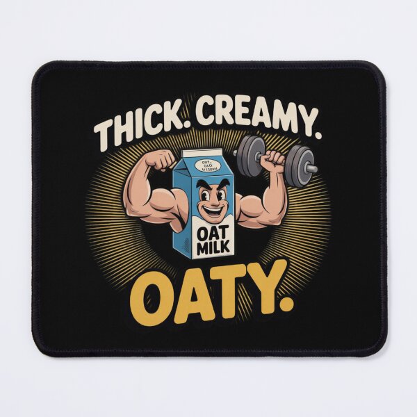 Item preview, Cute Oat milk - support for bodybuilding enthusiasts designed and sold by DamioPolArt.