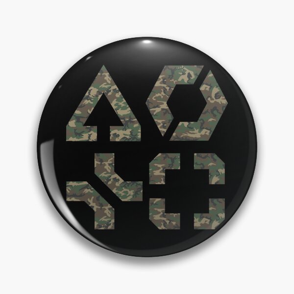 Item preview, Battlefield Class Woodland Army Camouflage Symbol Game Design Shirt designed and sold by morkmorksort.