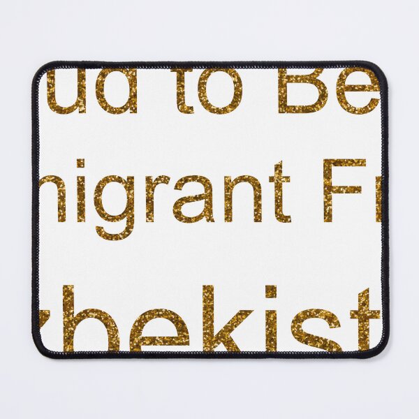Item preview, PROUD TO BE AN IMMIGRANT FROM UZBEKISTAN SEQUIN designed and sold by TheIconSmith.