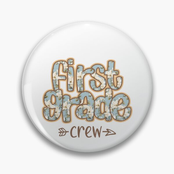 Item preview, Cute Floral First Grade Crew Teacher Back to School 1st Grade  designed and sold by cidolopez.