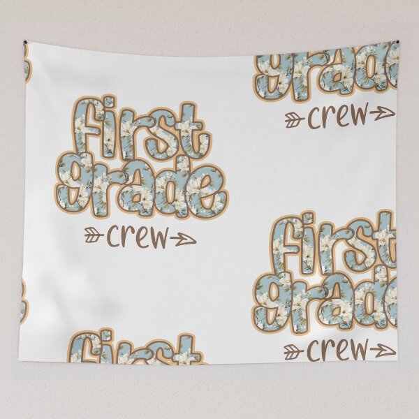 Item preview, Cute Floral First Grade Crew Teacher Back to School 1st Grade  designed and sold by cidolopez.