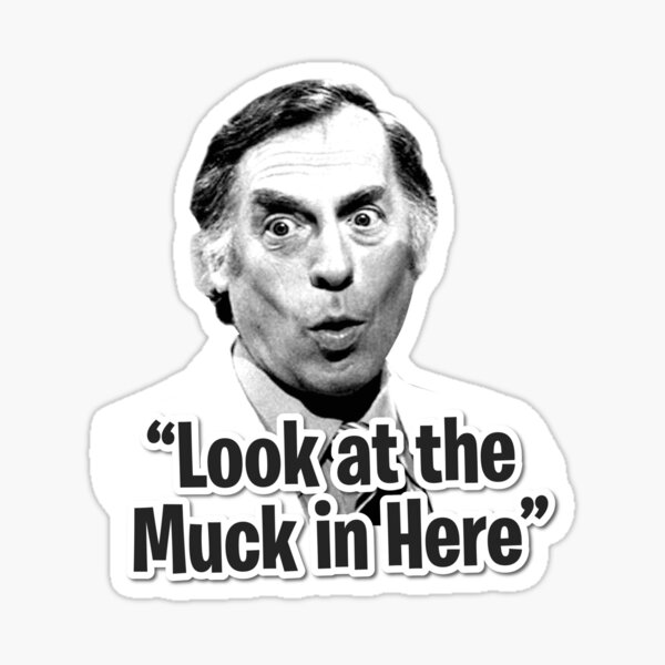 Larry Grayson Look at the muck in here Sticker