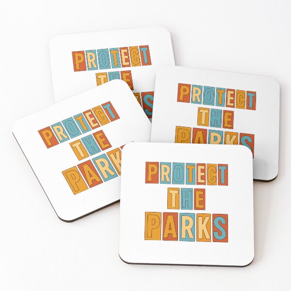Item preview, Protect the parks - save our national park motivational saying hands off  designed and sold by SkeletonsDanger.