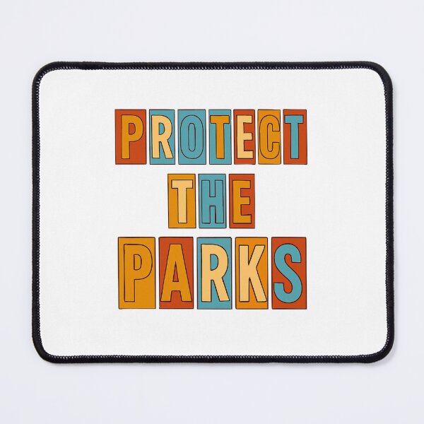 Item preview, Protect the parks - save our national park motivational saying hands off  designed and sold by SkeletonsDanger.