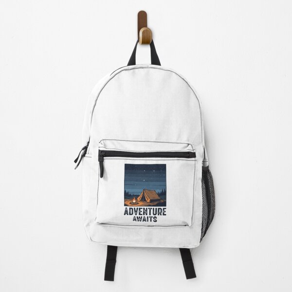 Item preview, "Adventure Awaits" Night Sky Camping Design - Outdoors Exploration Gear designed and sold by DMNindustries.