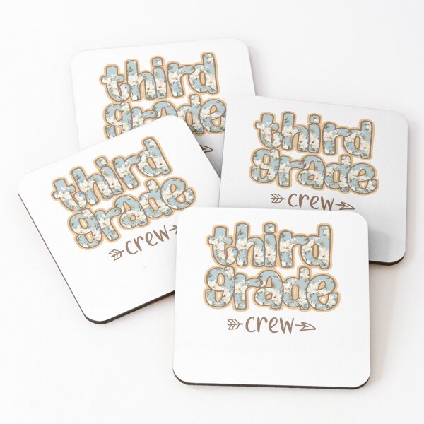 Item preview, Cute Floral Third Grade Crew Teacher Back to School 3rd Grade designed and sold by cidolopez.