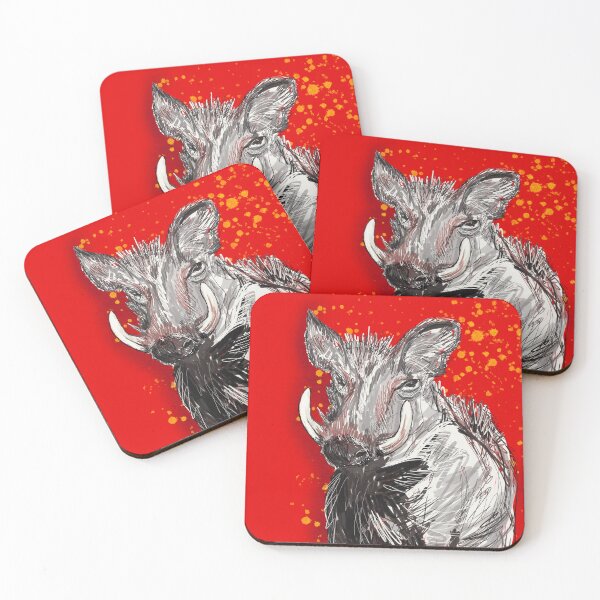 Item preview, Colourful iPad Drawing of Warthog designed and sold by Sheila Singhal.
