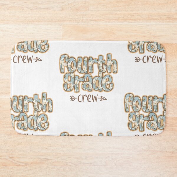 Item preview, Cute Floral Fourth Grade Crew Teacher Back to School 4th Grade designed and sold by cidolopez.