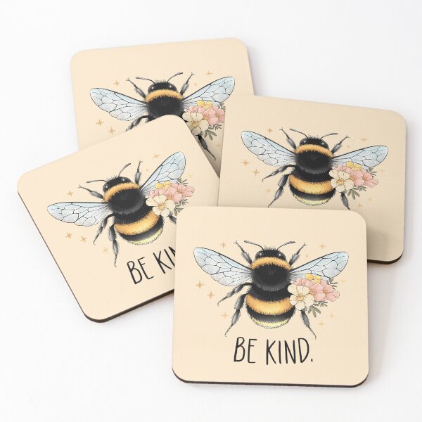 Item preview, Bee Kind – Cute Positive Message with a Bee designed and sold by EDigitalStore.