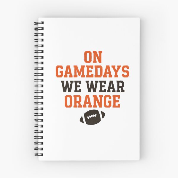 Item preview, Los días de partido vestimos de naranja | Diseño para partidos de fútbol de Clemson designed and sold by astersgraphics.