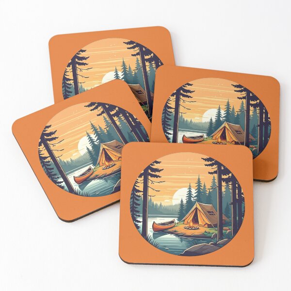 Item preview, Golden Sunset Camping Lake Adventure designed and sold by PrintBreeze.