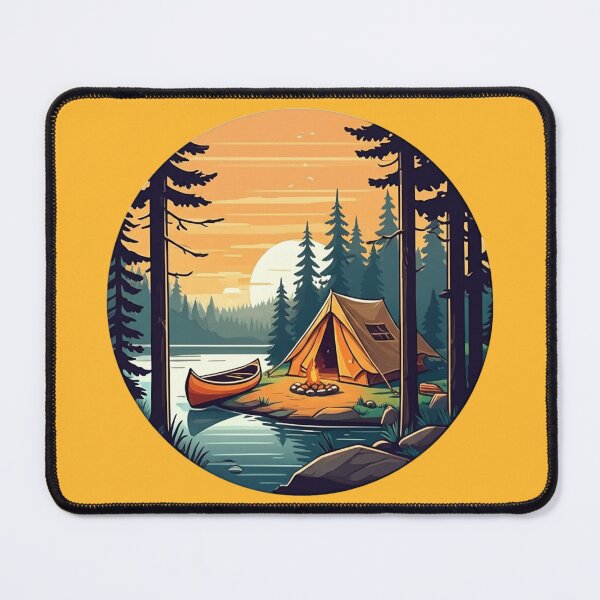Item preview, Golden Sunset Camping Lake Adventure designed and sold by PrintBreeze.
