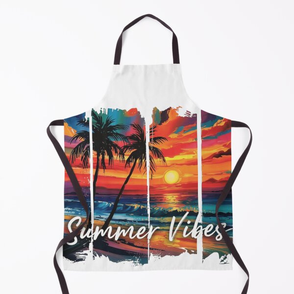 Item preview, Summer Vibes – Beach Sunset with Palm Trees in the Sand designed and sold by EDigitalStore.