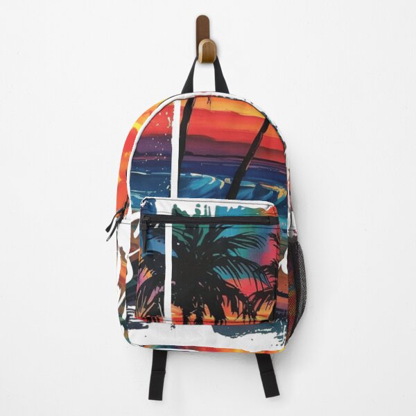 Item preview, Summer Vibes – Beach Sunset with Palm Trees in the Sand designed and sold by EDigitalStore.