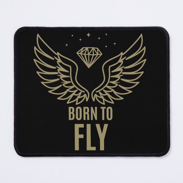 Item preview, Born to Fly - Diamond Wings Inspirational Minimalist Design   designed and sold by ElisabethRaven.