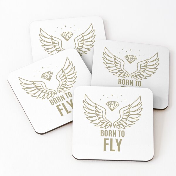 Item preview, Born to Fly - Diamond Wings Inspirational Minimalist Design   designed and sold by ElisabethRaven.