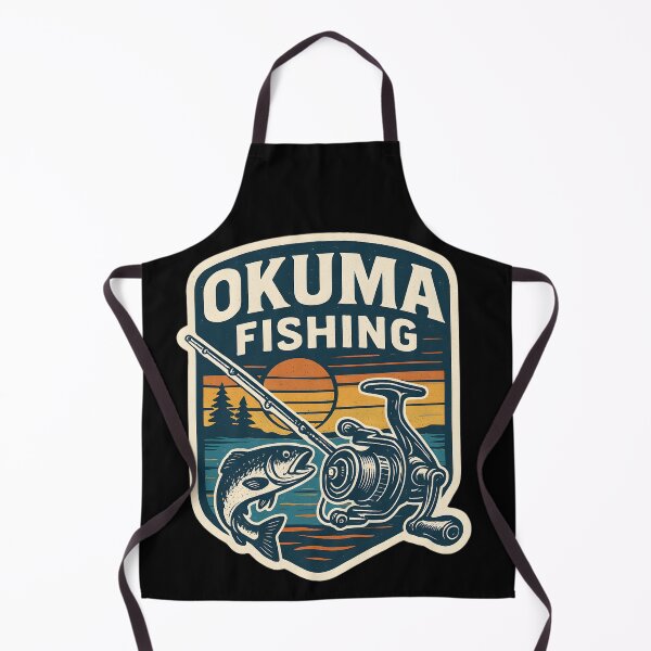 Item preview, Okuma Fishing Adventure – Premium Vintage Sticker for Anglers designed and sold by CosmicSplendor.