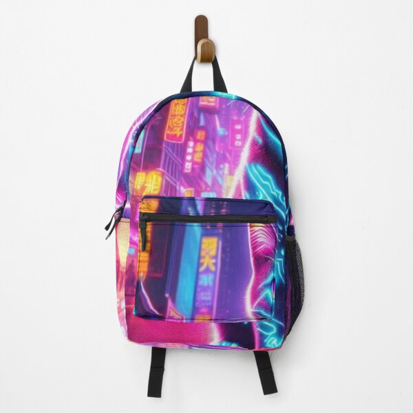 Item preview, Tokyo neon cyberpunk cat designed and sold by Lyvion design.