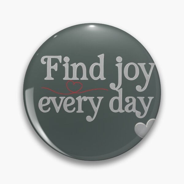 Item preview, Trouve la joie chaque jour – Design texte gris minimaliste. Find Joy Every Day – Minimalist Gray Text Design designed and sold by Drawingshirts.